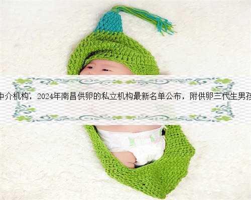 南昌代生中介机构，2024年南昌供卵的私立机构最新名单公布，附供卵三代生男